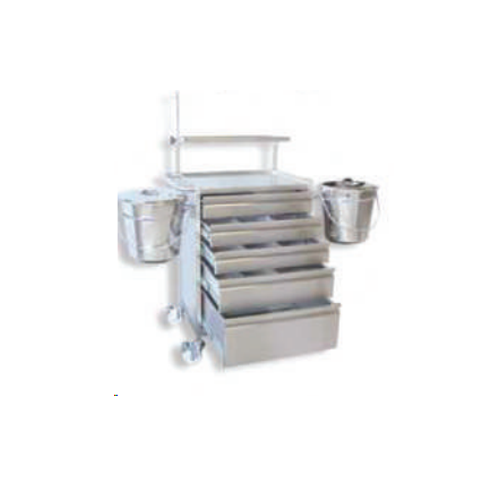 POP Plaster Trolley with 5 Drawers — commercial product visual