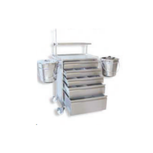 Pop Trolly With 5 Drawer