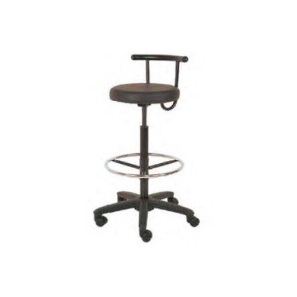 Revolving Stool With Back Rest